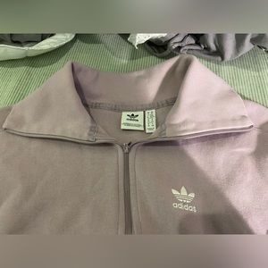 Adidas purple polo shirt long sleeve top